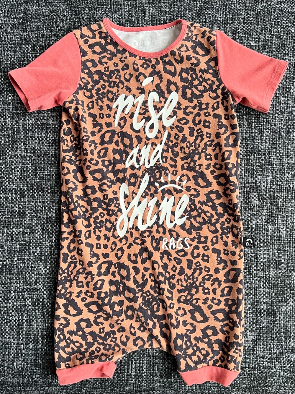 Rags Short Rise and Shine Short Romper Size 3/4